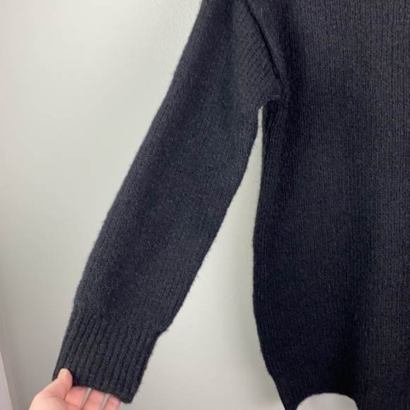 NWT Vero Moda | Daisy Wide Shoulder Sweater Black M - Picture 4 of 11